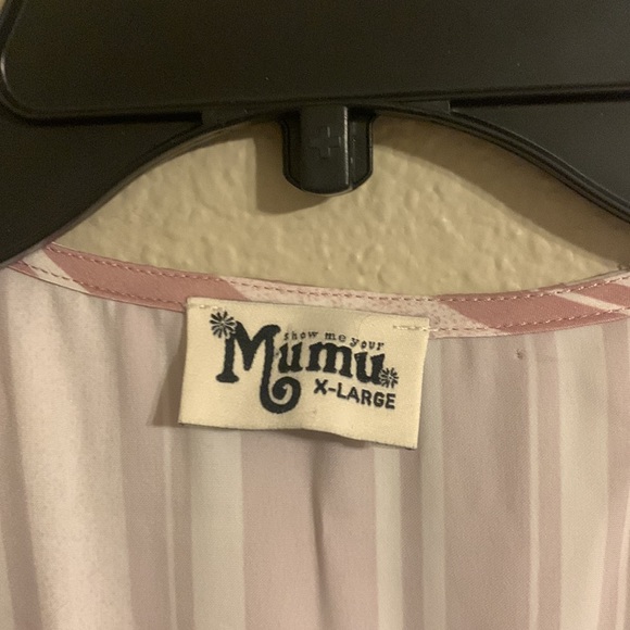 Show Me Your Mumu Gia mauve stripe romper XL - Picture 3 of 5